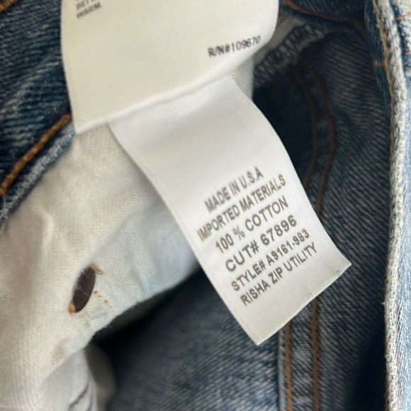 Agolde Risha Zip Utility Jeans - Picture 10 of 10